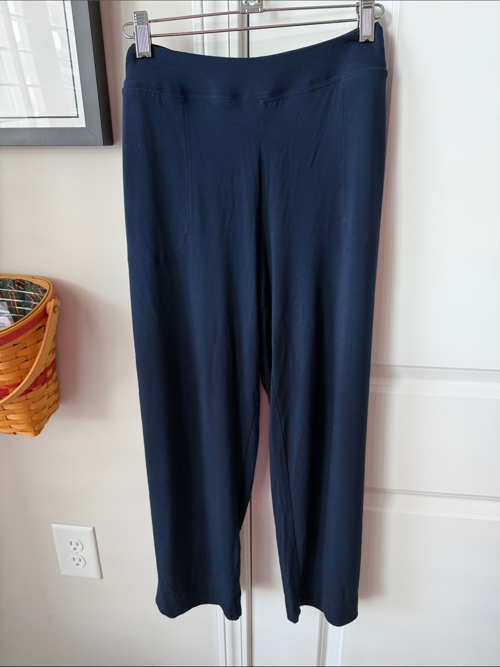 Soma Navy Cropped Wide leg Lounge or Pajama Pants